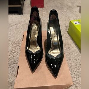 Ted Baker Black Patent Leather Heels size 8